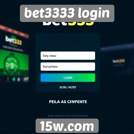 Logo da bet3333 login
