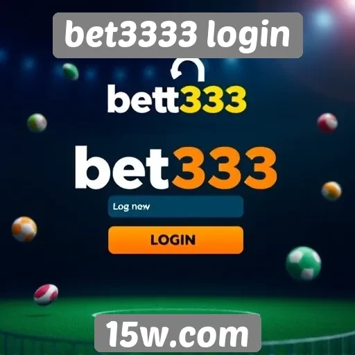 Como realizar o login no site bet3333