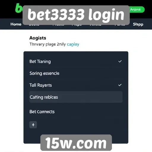 Promoções e bônus disponíveis no bet3333 login
